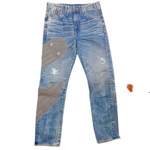NWOT G-Star Raw Occopatch Super Slim Men's Blue Jeans For the‎ Ocean- 32*34"